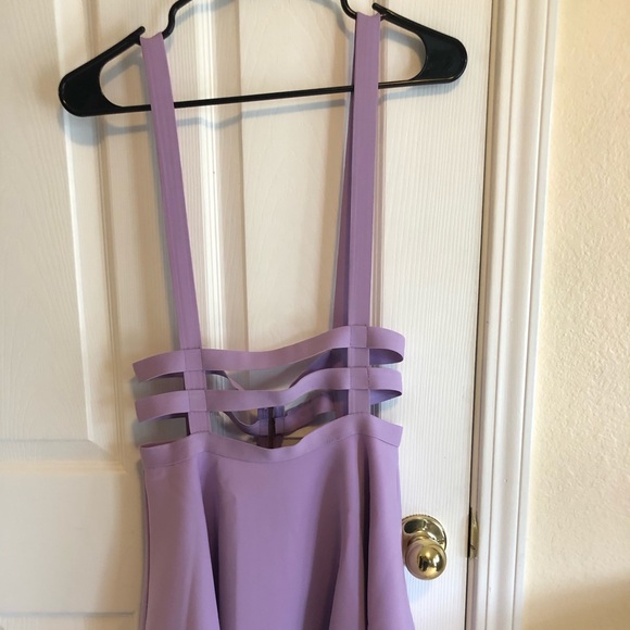 lavender suspender skirt - Picture 5 of 5
